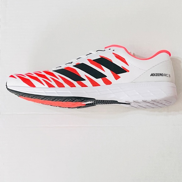 Adidas Adizero RC 3 Tokyo running shoes solar red white FY4084 NWOB Size 12 Men - Picture 5 of 9